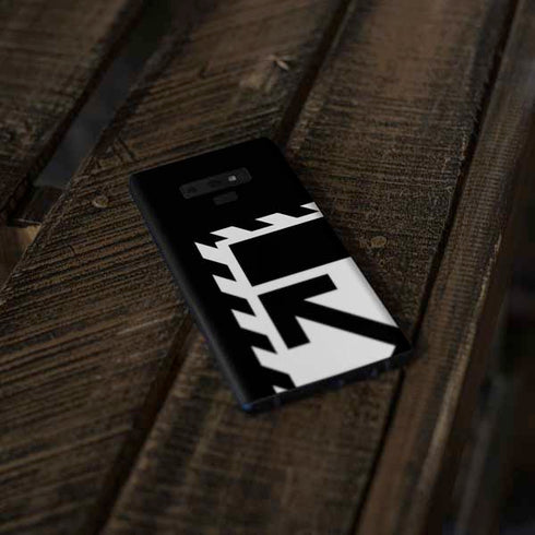 Black and White Geometric Shapes Galaxy Note 9 Skin