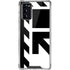Black and White Geometric Shapes Galaxy Note20 5G Clear Case