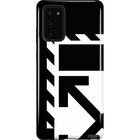 Black and White Geometric Shapes Galaxy Note20 5G Pro Case