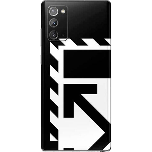 Black and White Geometric Shapes Galaxy Note20 5G Skin
