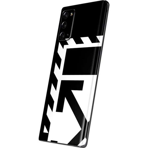Black and White Geometric Shapes Galaxy Note20 5G Skin