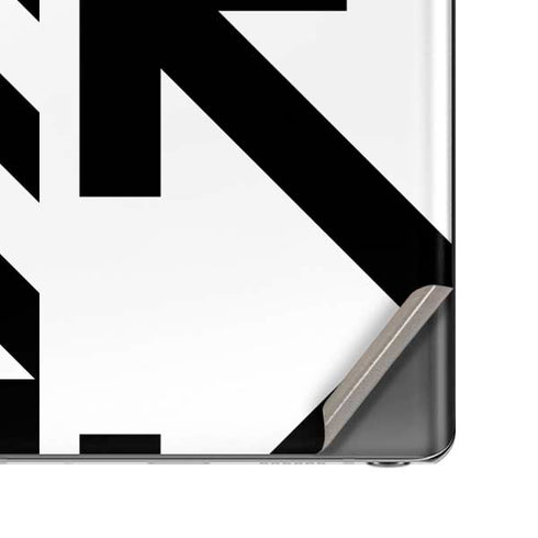 Black and White Geometric Shapes Galaxy Note20 5G Skin