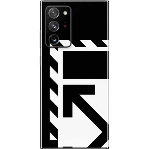 Black and White Geometric Shapes Galaxy Note20 Ultra 5G Skin