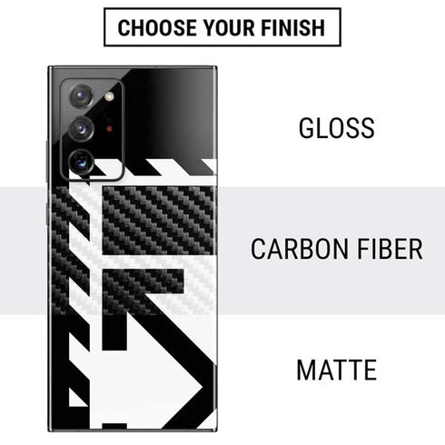 Black and White Geometric Shapes Galaxy Note20 Ultra 5G Skin