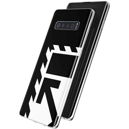 Black and White Geometric Shapes Galaxy S10 Skin