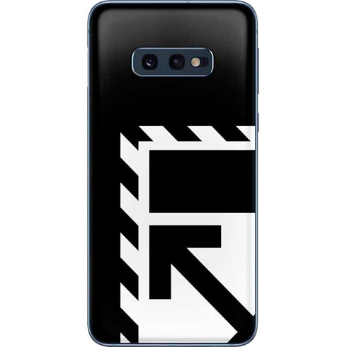 Black and White Geometric Shapes Galaxy S10e Skin