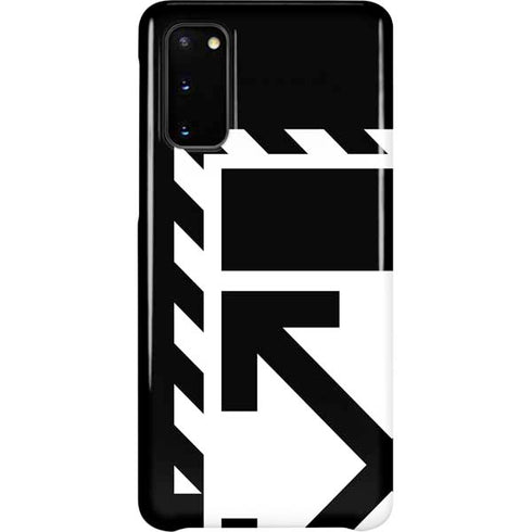 Black and White Geometric Shapes Galaxy S20 Lite Case