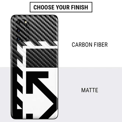 Black and White Geometric Shapes Galaxy S20 Plus Skin