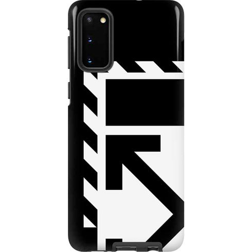 Black and White Geometric Shapes Galaxy S20 Pro Case