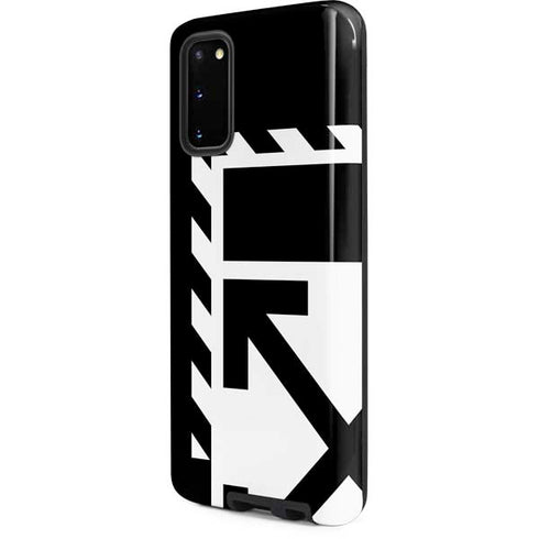 Black and White Geometric Shapes Galaxy S20 Pro Case