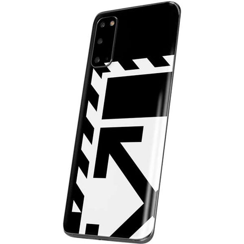 Black and White Geometric Shapes Galaxy S20 Skin