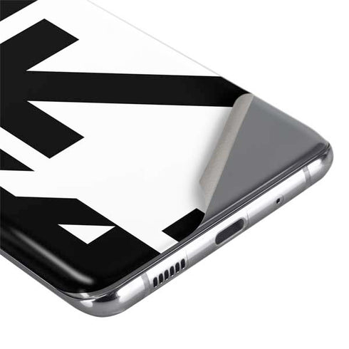 Black and White Geometric Shapes Galaxy S20 Skin