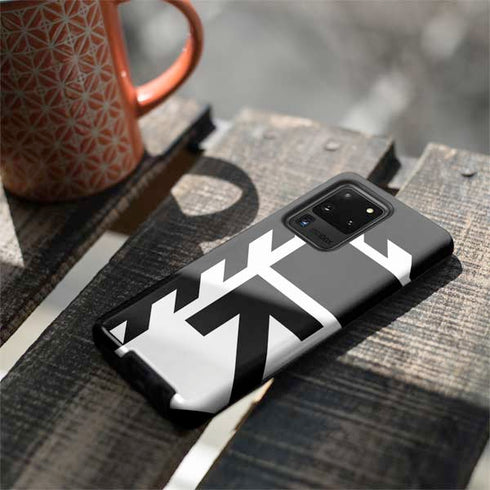 Black and White Geometric Shapes Galaxy S20 Ultra 5G Pro Case
