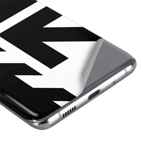 Black and White Geometric Shapes Galaxy S20 Ultra 5G Skin