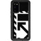 Black and White Geometric Shapes Galaxy S20 Waterproof Case