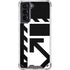 Black and White Geometric Shapes Galaxy S21 5G Clear Case