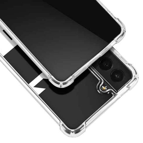 Black and White Geometric Shapes Galaxy S21 5G Clear Case