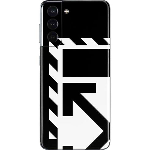Black and White Geometric Shapes Galaxy S21 5G Skin