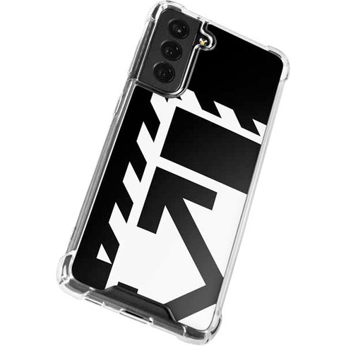 Black and White Geometric Shapes Galaxy S21 FE Clear Case