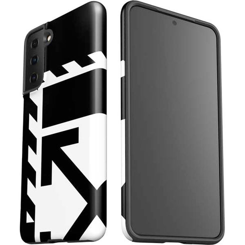 Black and White Geometric Shapes Galaxy S21 FE Pro Case