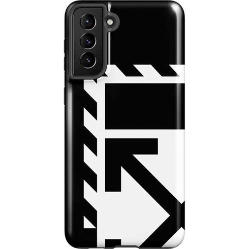 Black and White Geometric Shapes Galaxy S21 Plus 5G Pro Case