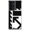 Black and White Geometric Shapes Galaxy S21 Ultra 5G Clear Case