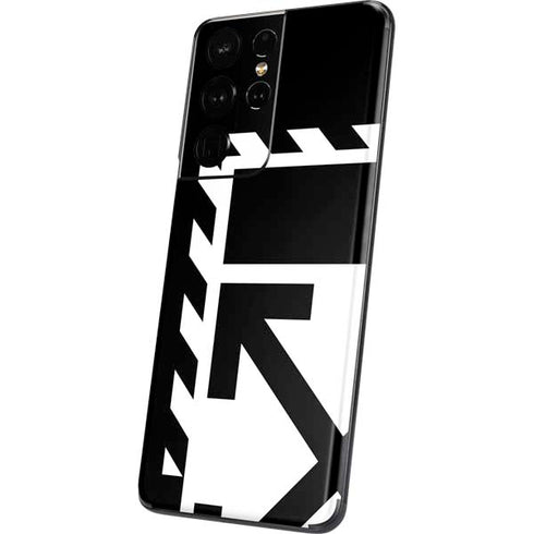 Black and White Geometric Shapes Galaxy S21 Ultra 5G Skin