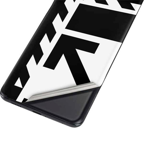 Black and White Geometric Shapes Galaxy S21 Ultra 5G Skin
