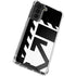 Black and White Geometric Shapes Galaxy S22 Clear Case