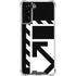 Black and White Geometric Shapes Galaxy S22 Plus Clear Case