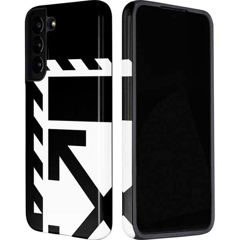 Black and White Geometric Shapes Galaxy S22 Plus Pro Case