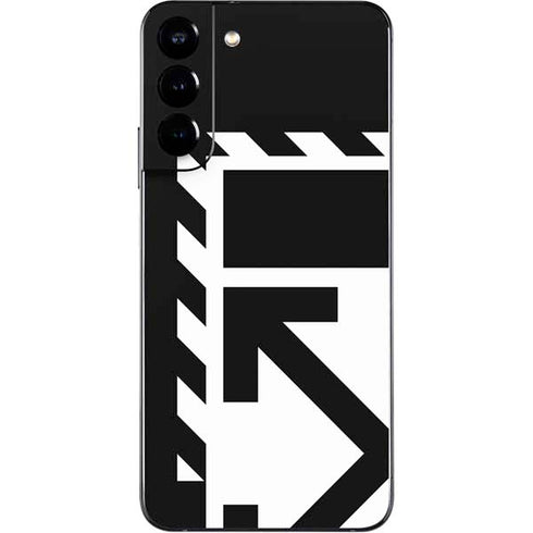 Black and White Geometric Shapes Galaxy S22 Plus Skin
