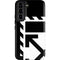 Black and White Geometric Shapes Galaxy S22 Pro Case