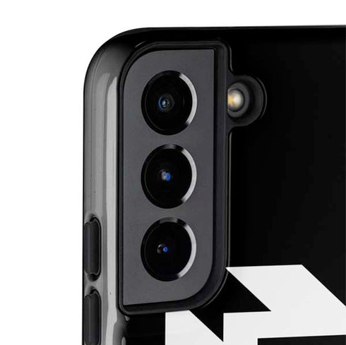Black and White Geometric Shapes Galaxy S22 Pro Case