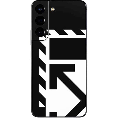 Black and White Geometric Shapes Galaxy S22 Skin