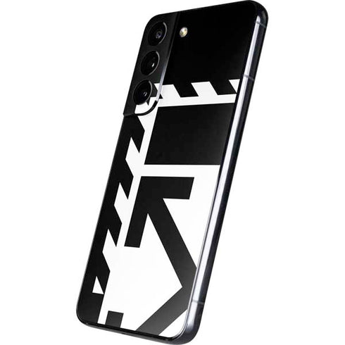 Black and White Geometric Shapes Galaxy S22 Skin