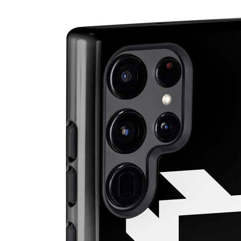 Black and White Geometric Shapes Galaxy S22 Ultra Pro Case