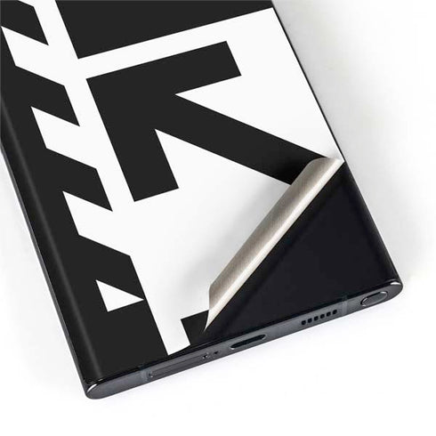 Black and White Geometric Shapes Galaxy S22 Ultra Skin
