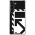 Black and White Geometric Shapes Galaxy S23 Clear Case