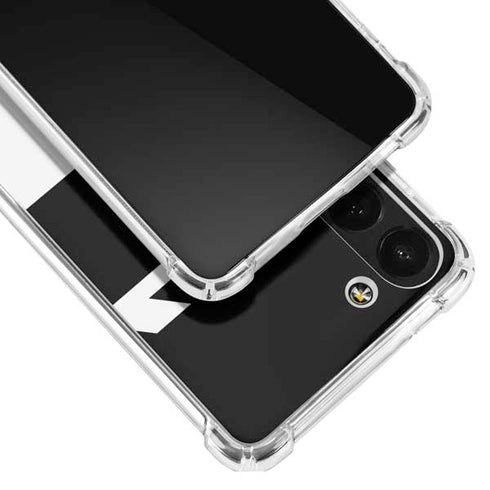 Black and White Geometric Shapes Galaxy S23 Clear Case