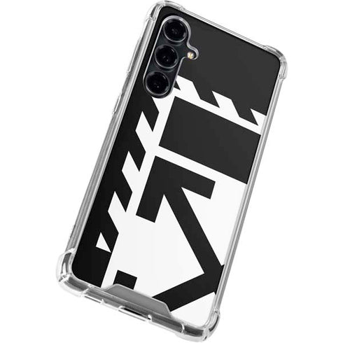 Black and White Geometric Shapes Galaxy S23 FE Clear Case