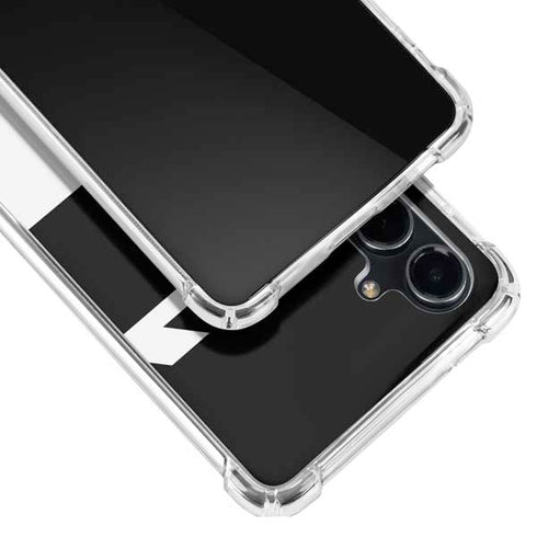 Black and White Geometric Shapes Galaxy S23 FE Clear Case