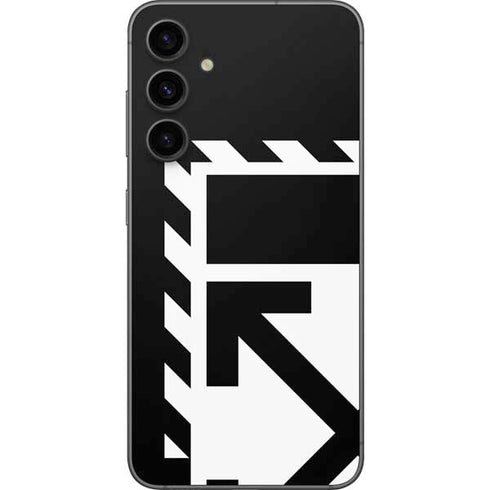 Black and White Geometric Shapes Galaxy S23 FE Skin