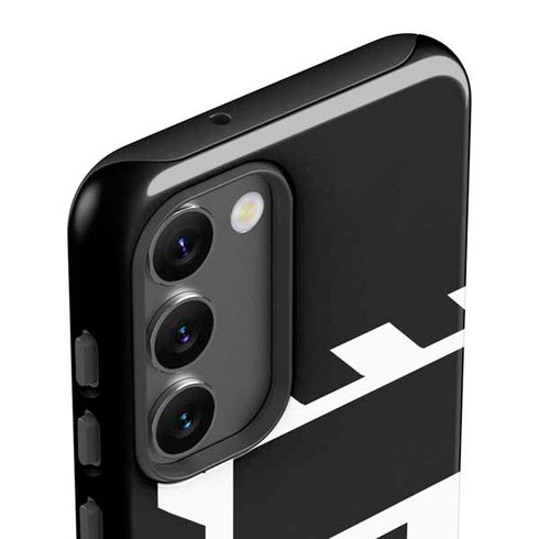 Black and White Geometric Shapes Galaxy S23 Plus Pro Case