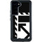 Black and White Geometric Shapes Galaxy S23 Plus Waterproof Case