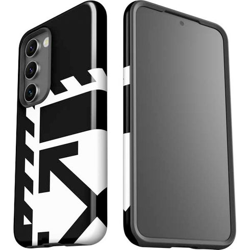 Black and White Geometric Shapes Galaxy S23 Pro Case