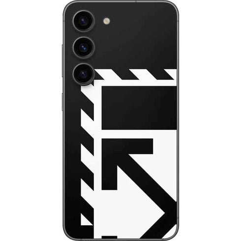 Black and White Geometric Shapes Galaxy S23 Skin