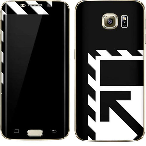 Black and White Geometric Shapes Galaxy S7 Edge Skin
