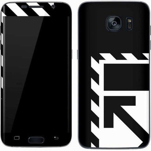 Black and White Geometric Shapes Galaxy S7 Skin