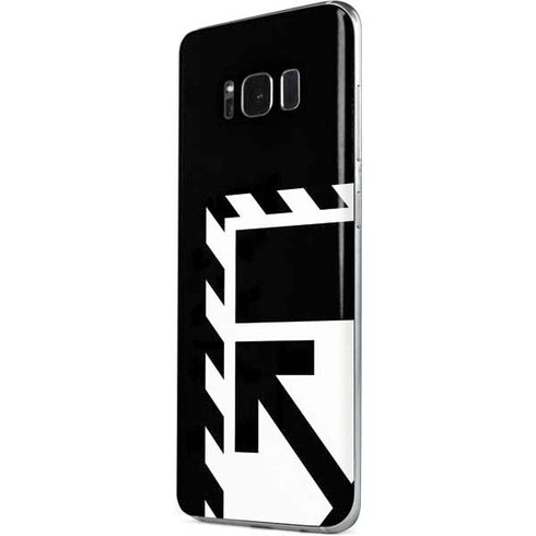 Black and White Geometric Shapes Galaxy S8 Skin